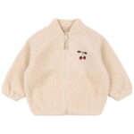 Konges Sløjd Fleecejakke - Jazz Teddy - Sand Dollar