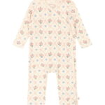 Konges Sløjd Heldragt - Rib - Minnie - Fleur Decor m. Hulmønster