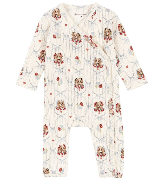 Konges Sløjd Heldragt - Rib - Minnie - Puppy m. Hulmønster