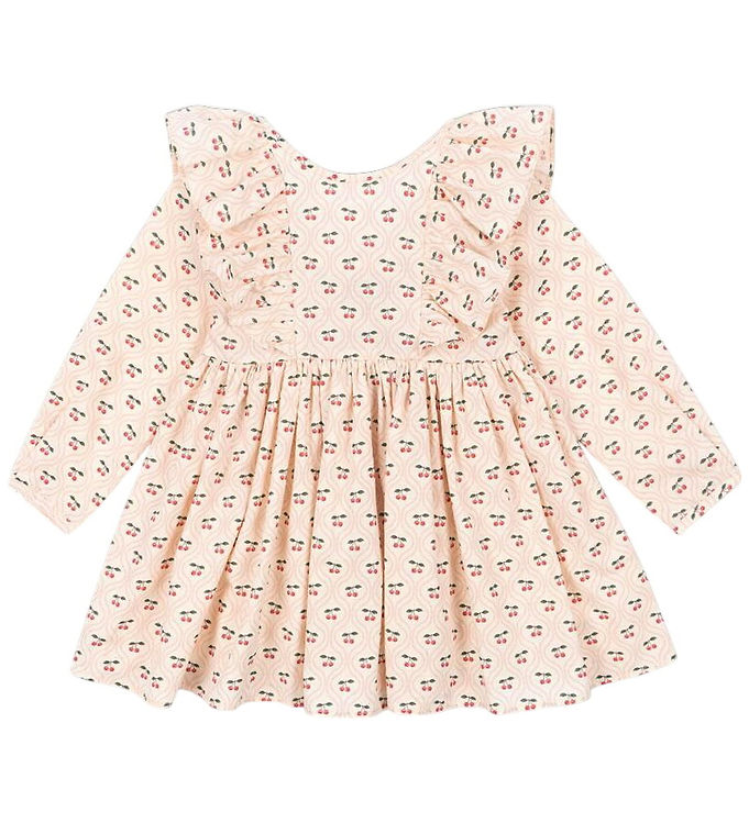 Konges Sløjd Kjole - Cianna - Cherry Pink Motif