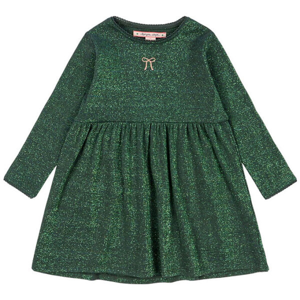 Konges Sløjd Kjole - Roli - Jungle Green m. Glimmer