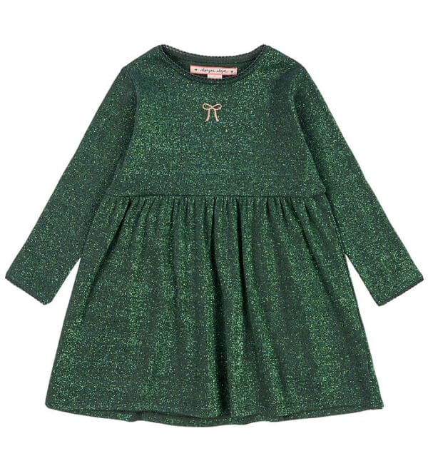 Konges Sløjd Kjole - Roli - Jungle Green m. Glimmer