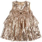 Konges Sløjd Kjole - Rosie - Smoke Gray m. Pailletter