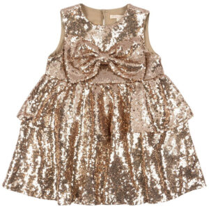 Konges Sløjd Kjole - Rosie - Smoke Gray m. Pailletter