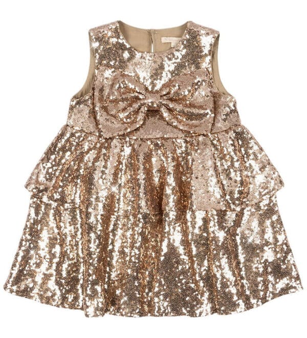 Konges Sløjd Kjole - Rosie - Smoke Gray m. Pailletter