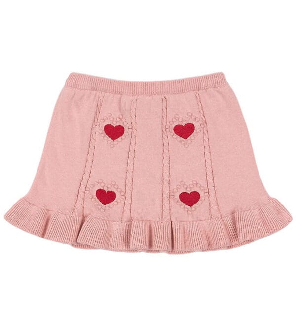 Konges Sløjd Nederdel - Strik - Soleil - Silver Pink