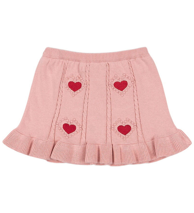 Konges Sløjd Nederdel - Strik - Soleil - Silver Pink