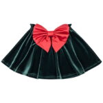 Konges Sløjd Nederdel - Velour - Gia Bow - Pine Grove