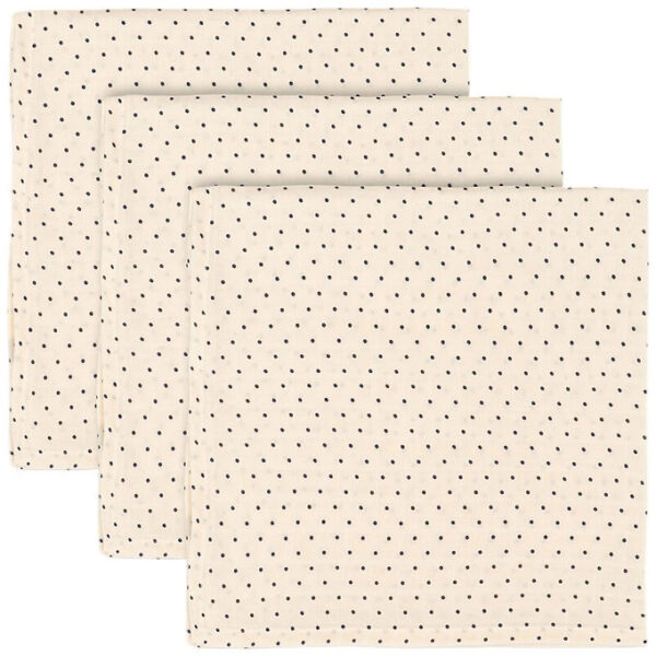 Konges Sløjd Stofbleer - 65x65 cm - 3-pak - Estate Dot