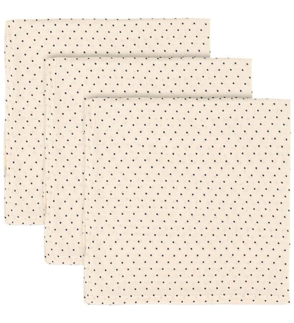 Konges Sløjd Stofbleer - 65x65 cm - 3-pak - Estate Dot