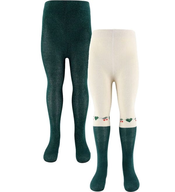 Konges Sløjd Strømpebukser - 2-pak - Cherry Mix