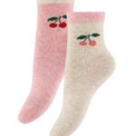 Konges Sløjd Strømper - 2-pak - Cherry