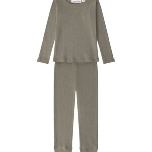 Thats Mine Nattøj - 2-delt - Rib - Noos - Christer - Green Melan