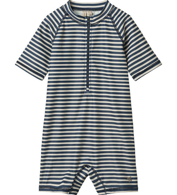 Wheat Badeheldragt - UV40+ - Cas - Blue Stripe