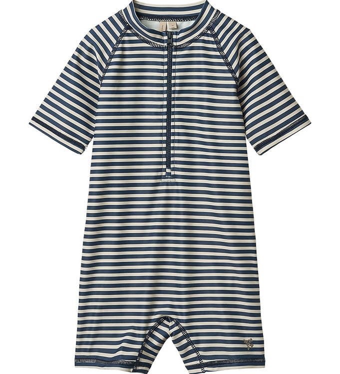 Wheat Badeheldragt - UV40+ - Cas - Blue Stripe