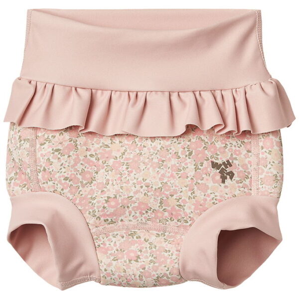 Wheat Blebadebukser m. Flæser - Rita - UV40+ - Ivory Flower Mead