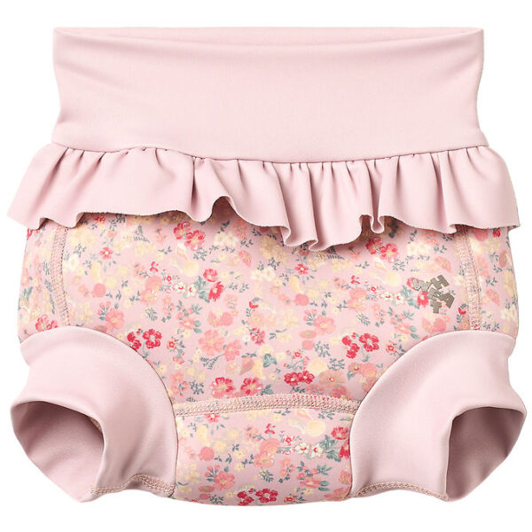 Wheat Blebadebukser m. Flæser - Rita - UV40+ - Powder Flowers an