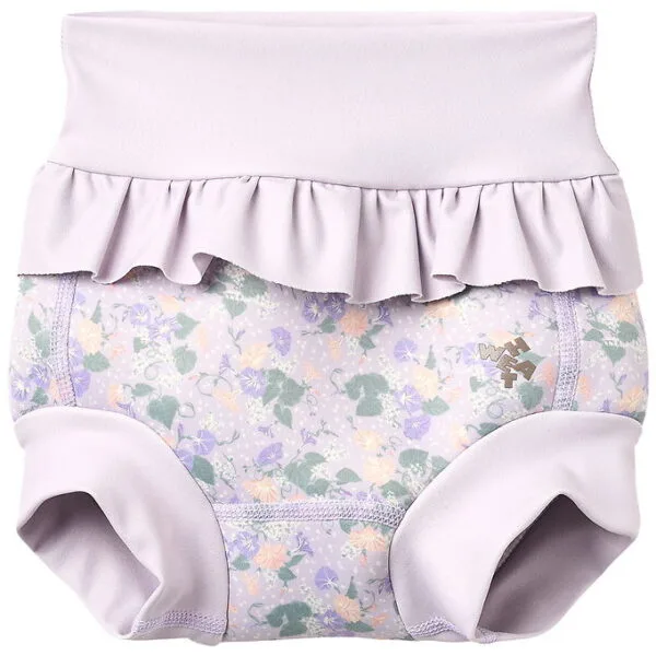 Wheat Blebadebukser m. Flæser - Rita - UV40+ - Purple Light Petu