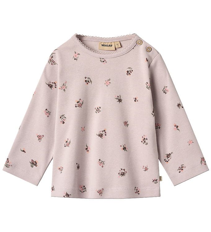 Wheat Bluse - Marit - Soft Lilac Flowers