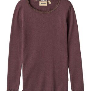 Wheat Bluse - Rib - Reese - Fudge