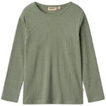 Wheat Bluse - Rib - Stig - Dusty Green