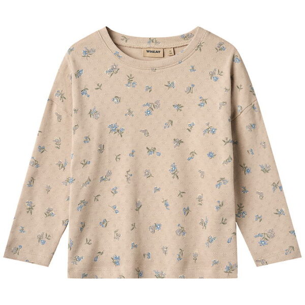 Wheat Bluse - Thilda - Warm Sand Flowers