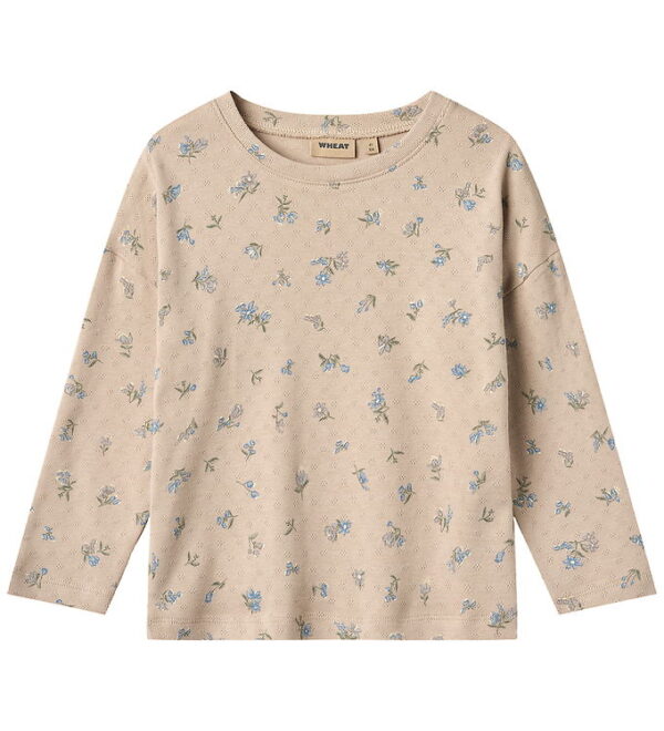 Wheat Bluse - Thilda - Warm Sand Flowers