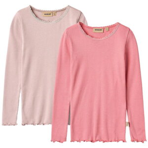 Wheat Bluser - Rib - 2-pak - Reese - Soft Lilac