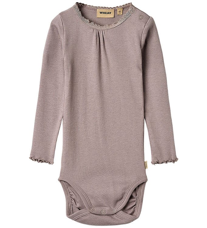 Wheat Body l/æ - Rib - Dusty Purple Wheat Body l/æ - Rib - Dusty Purple