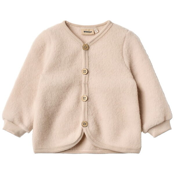Wheat Cardigan - Uldfleece - Kari - Pale Lilac