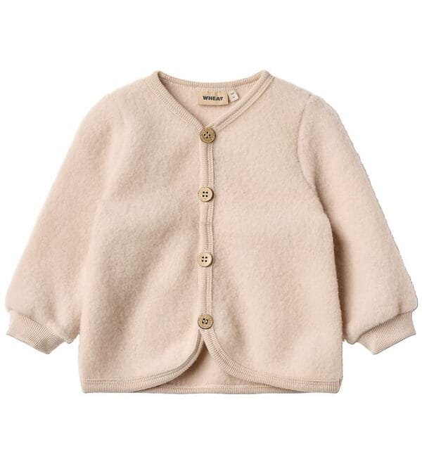 Wheat Cardigan - Uldfleece - Kari - Pale Lilac