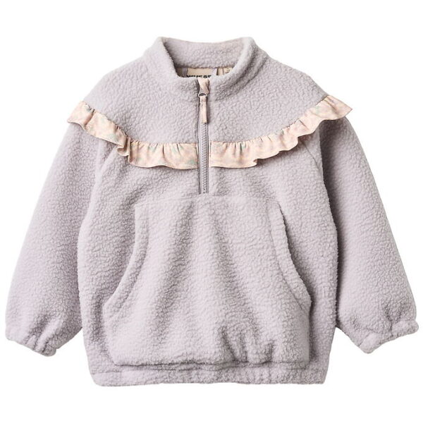 Wheat Fleecetrøje - Teddy - Rayao - Lavender Rain