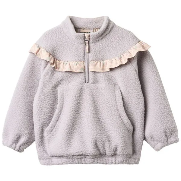 Wheat Fleecetrøje - Teddy - Rayao - Lavender Rain