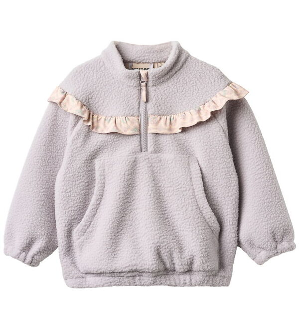 Wheat Fleecetrøje - Teddy - Rayao - Lavender Rain