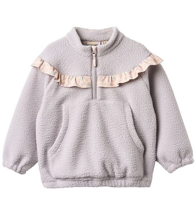 Wheat Fleecetrøje - Teddy - Rayao - Lavender Rain