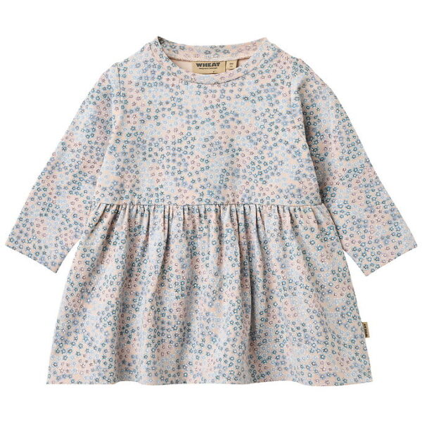 Wheat Kjole - Sessa - Powder Blue Flowers