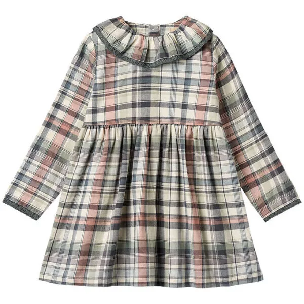 Wheat Kjole - Violetta - Multi Check