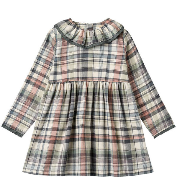 Wheat Kjole - Violetta - Multi Check