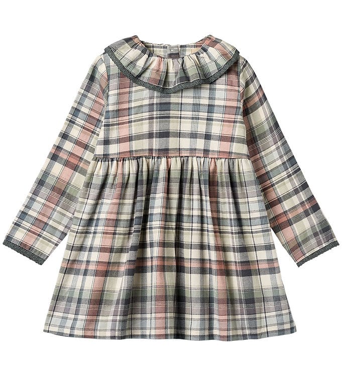 Wheat Kjole - Violetta - Multi Check