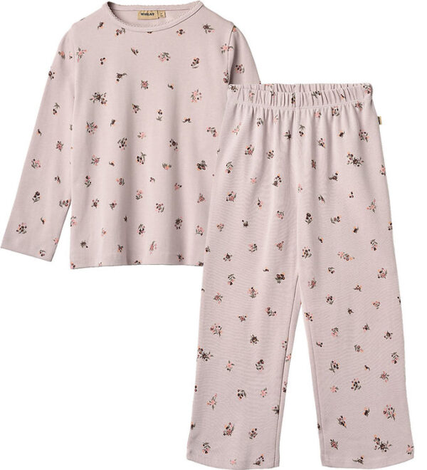 Wheat Nattøj - 2-delt - Mila - Soft Lilac Flowers