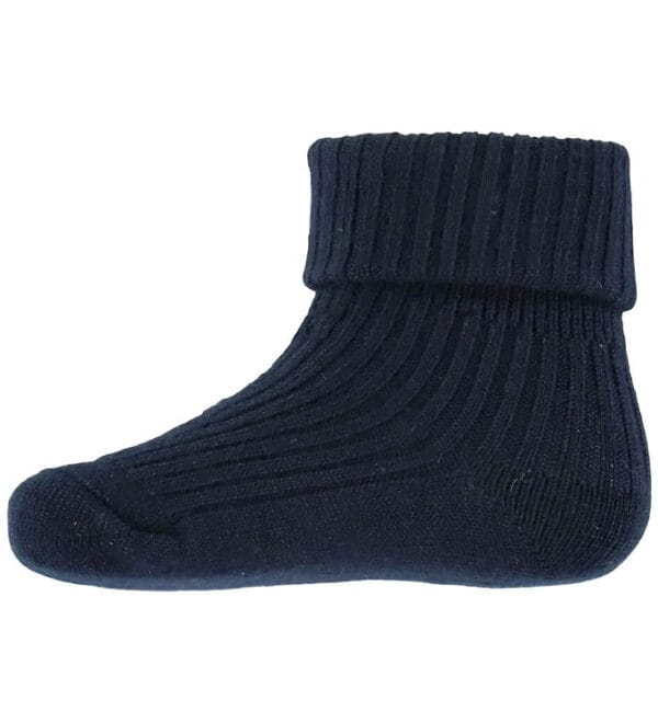 Wheat Strømper - Uld - Rib - Ziggy - Navy