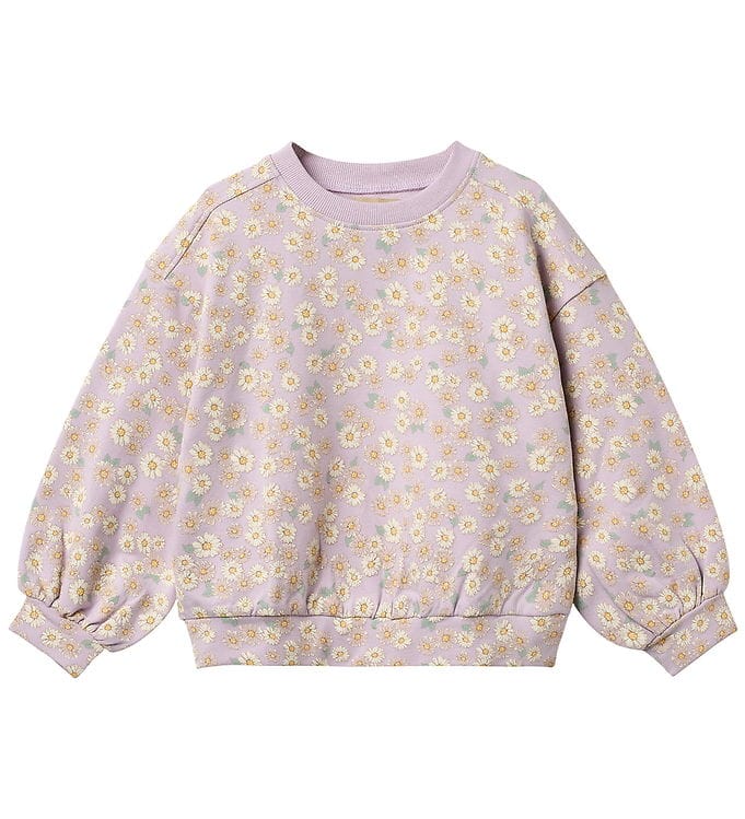 Wheat Sweatshirt - Lia - Lavender Daisies Wheat Sweatshirt - Lia - Lavender Daisies