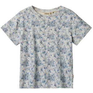 Wheat T-shirt - Ella - Blue Summer Flowers