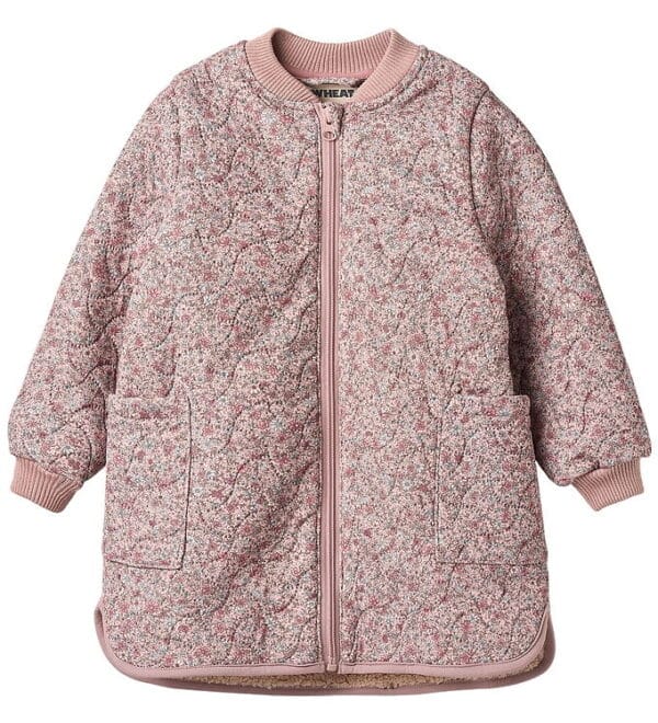 Wheat Termojakke m. Fleece - Helga - Soft Lavender Flowers