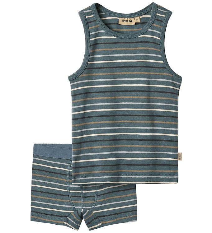 Wheat Undertøj - Lui - Blue Multi Stripe