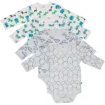 4 Stk L/Æ Bodystockings - Lyseblå 700 - 86