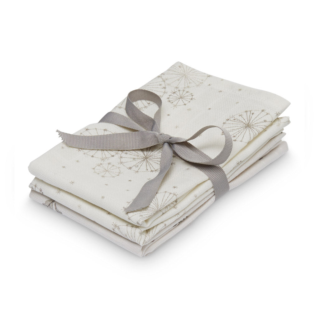 4 Vaskeklude Dandelion Natural & Fawn - Cam Cam Copenhagen