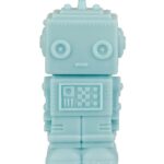 A Little Lovely Company Lampe - 14 cm - Robot - Smoky Blue