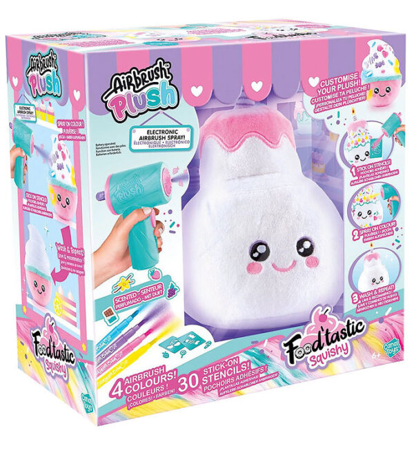 Airbrush Plush Bamse - Food'Tastic - Squishy