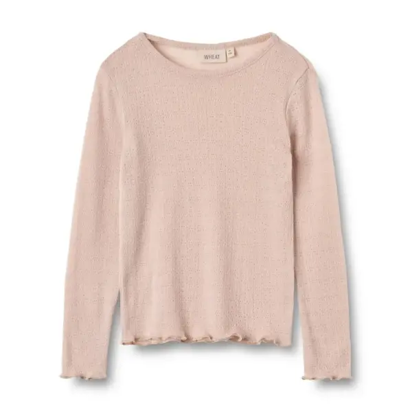 Alli Uld T-shirt Langærmet - Pale lilac - 2 ÅR Alli Uld T-shirt Langærmet - Pale lilac - 2 ÅR